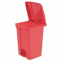 JANTEX Pedal Abfalleimer rot, 45 L