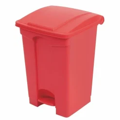 JANTEX Pedal Abfalleimer rot, 45 L