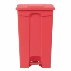 JANTEX Pedal Abfalleimer rot 87 L