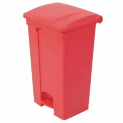 JANTEX Pedal Abfalleimer rot 87 L