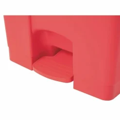 JANTEX Pedal Abfalleimer rot 87 L
