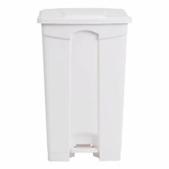 JANTEX Pedal Abfalleimer weiss 87 L