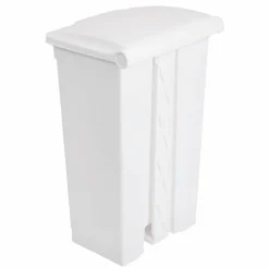 JANTEX Pedal Abfalleimer weiss 87 L