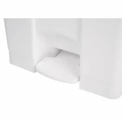 JANTEX Pedal Abfalleimer weiss 87 L