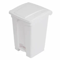 JANTEX Pedal Abfalleimer weiss, 45 L
