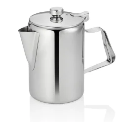 Kaffeekanne, 1 Liter, Ø 10 cm, Höhe 15 cm, Chromnickelstahl