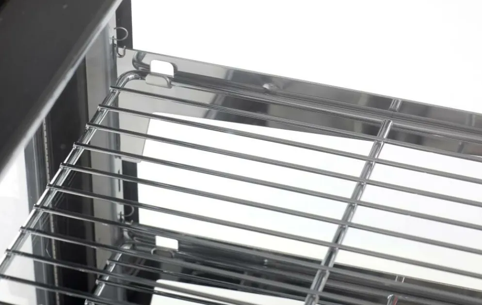 KBS Aufsatzkühlvitrine mit 2 Etagen, 230V, 880x566x680mm