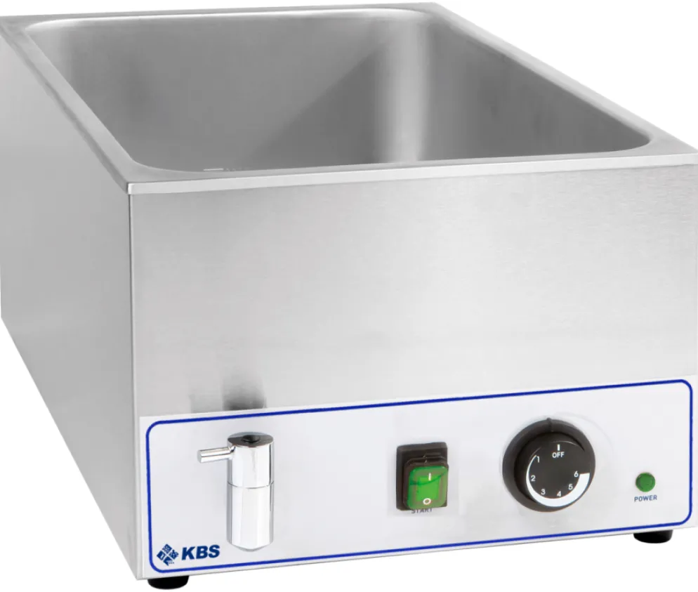 KBS Bain-Marie mit Ablasshahn GN1/1 150 mm Höhe