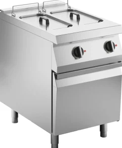 KBS Elektro-Fritteuse 2 Becken je 10 Liter, Standgerät 18kW
