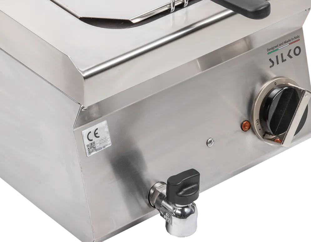 KBS Elektro Fritteuse 10 Liter, 1 Becken, 6kW