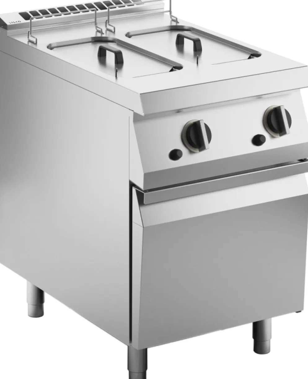 KBS Gas-Fritteuse 2 Becken 10 L, 20kW