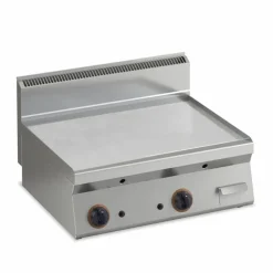 KBS Gas Grillplatte glatt verchromt Fläche 796x555mm 2 Heizzonen, 12,5kW