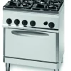 KBS Gas-Herd Ready-Line, 26.5kW 4 Brenner, Gas Backofen, 700x700x850mm