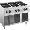 KBS Gas-Kochfläche 6 Brenner 42 kW, offener Unterbau