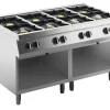 KBS Gas-Kochfläche 8 Brenner 54 kW, offener Unterbau