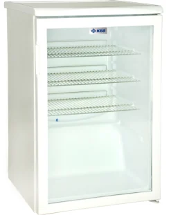 KBS Glastürkühlschrank K 140G weiß, 130L