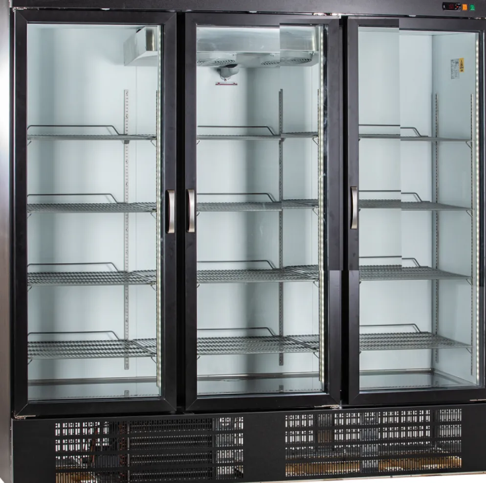 KBS Glastürkühlschrank KU 1850 G, 3 Drehtüren