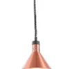 KBS Infrarot Heizlampe Kupfer eloxiert inkl. Leuchtmittel