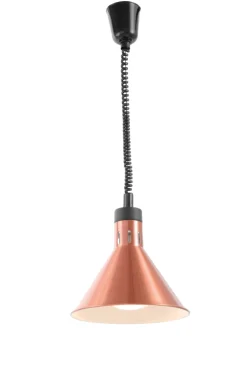 KBS Infrarot Heizlampe Kupfer eloxiert inkl. Leuchtmittel