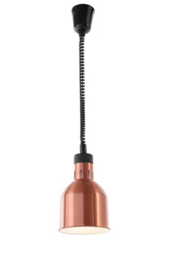 KBS Infrarot Heizlampe Kupfer eloxiert inkl. Leuchtmittel