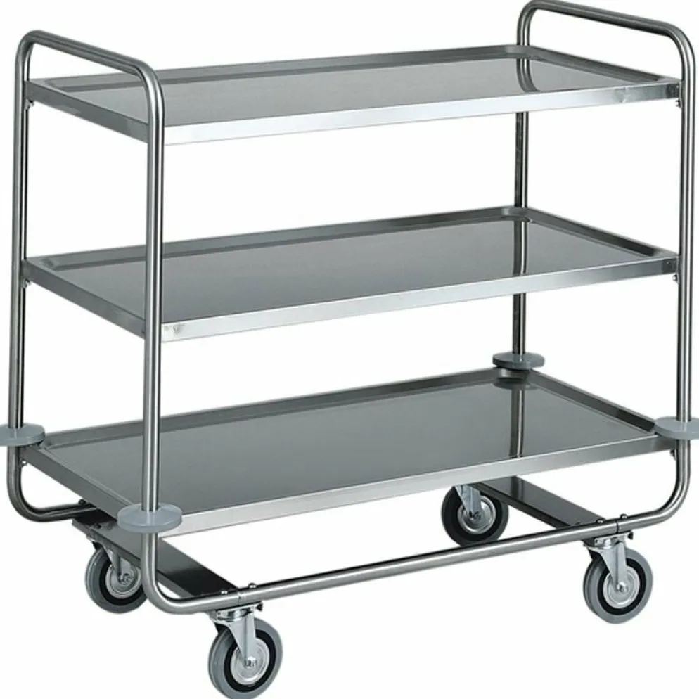 KBS Schwerlast-Servierwagen 1100 mit 3 Böden, 105 kg Traglast