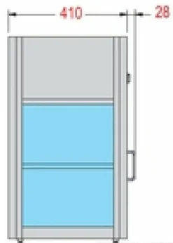 KBS Tischkühlvitrine Linus 100