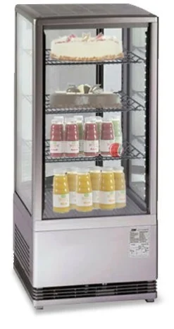 KBS Tischkühlvitrine RT-78 G silber