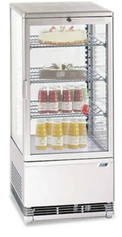 KBS Tischkühlvitrine RT-78 G weiß