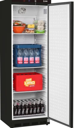 KBS Umluft Gewerbekühlschrank KBS 402 U Black Line, 361L