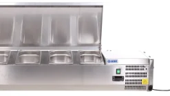 Kühlaufsatz RX 1510 mit CNS Deckel, 1500x395x280 mm, 6x GN 1/3