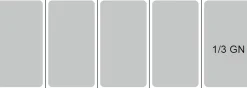 Kühlaufsatz RX 1400, 1400x395x435 mm, für 5x GN 1/3