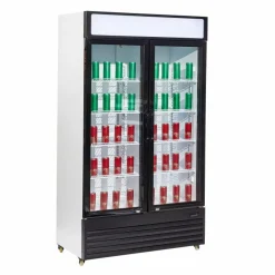 Kühlschrank BEZ-750 GD mit 2 Glastüren 750 L, Breite 1120mm