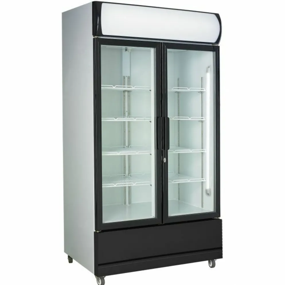 Kühlschrank 2 Glastüren FCU-750, 670L, 1120x610x1973mm