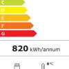 Kühlschrank HR600 mit Glastür 570 L, 777x695x1895mm