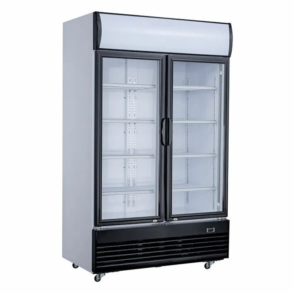 Kühlschrank mit 2 Glastüren 800L, 1000x730x2072mm