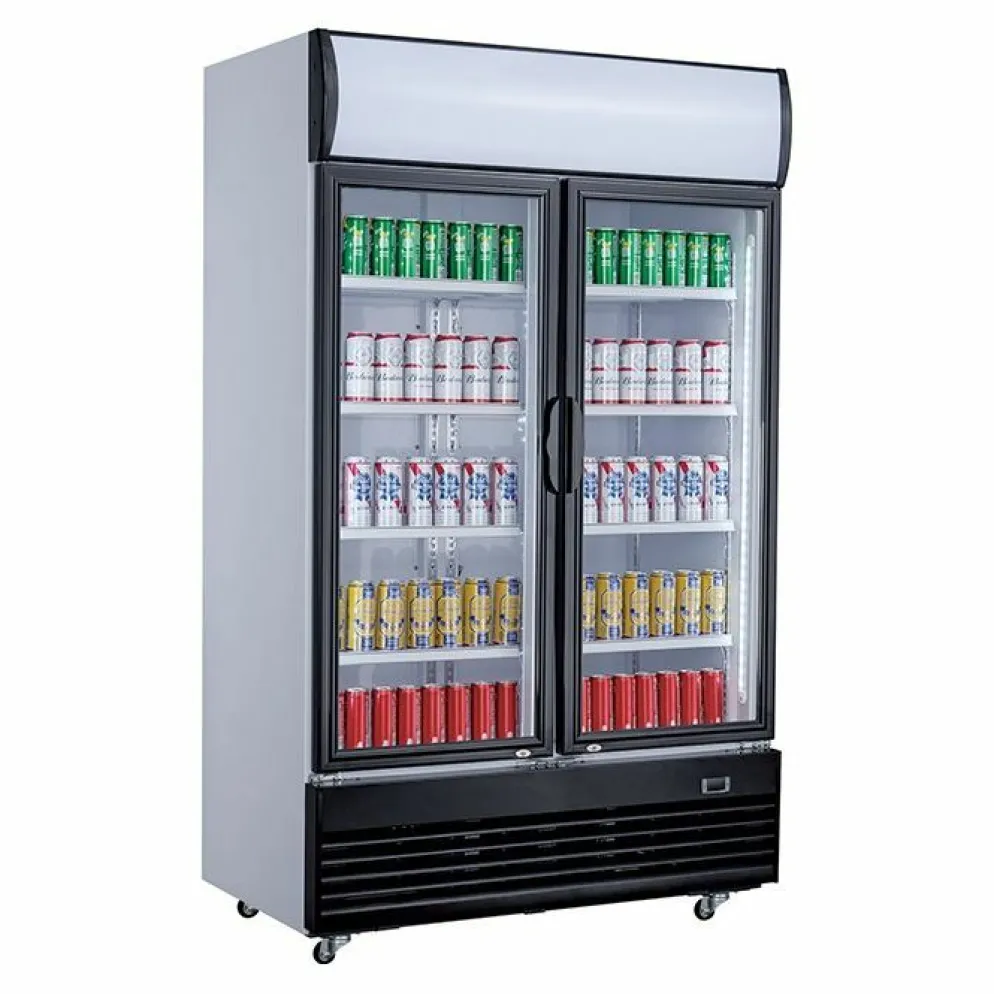 Kühlschrank mit 2 Glastüren 800L, 1000x730x2072mm