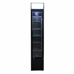 Kühlschrank mit Glastür Small schwarz 105 L, 360x422x1880mm