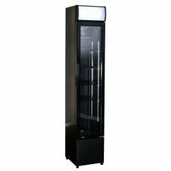 Kühlschrank mit Glastür Small schwarz 105 L, 360x422x1880mm
