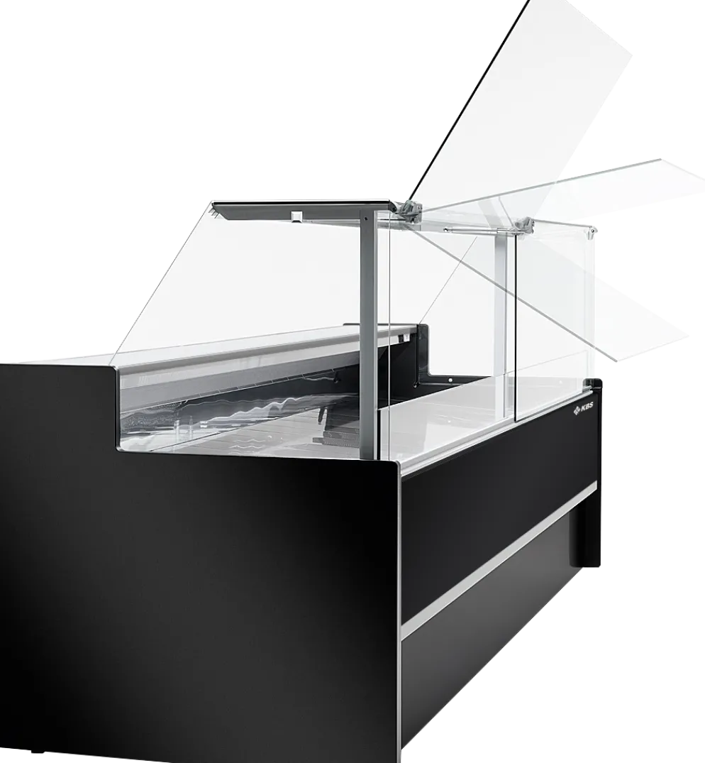 Kühltheke Frischwarentheke Delio 3-250U, Umluftkühlung, Breite 2500 mm