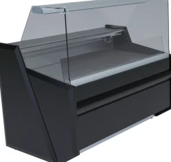 Kühltheke Kühlvitrine Nika 1000, Länge 1070 mm, Schwarz