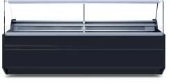 Kühltheke PICO statische Kühlung schwarz 2520x860x1220mm