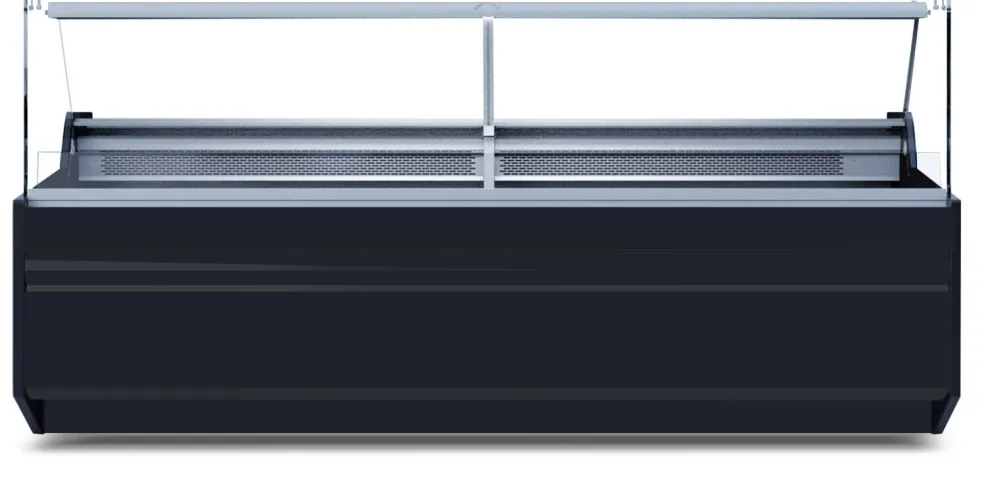 Kühltheke PICO statische Kühlung schwarz 2520x860x1220mm