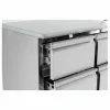 Kühltisch Compact Line Edelstahl, 6 Schubladen, 1365x700x875mm