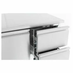 Kühltisch Compact Line mit 1 Tür und 2 Schubladen, 900x700x875mm