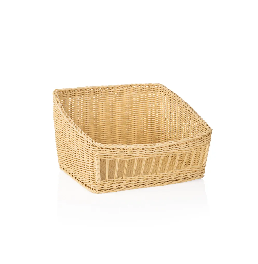Korb WEAVER PRO Systemkörbe, 45 x 40 x 27 cm, hellbeige, Polypropylen