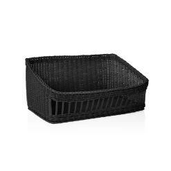 Korb WEAVER PRO Systemkörbe, 60 x 40 x 27 cm, schwarz, Polypropylen