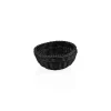 Korb WEAVER PRO Tischkörbe, Ø 20 cm, Höhe 8 cm, schwarz, Polypropylen