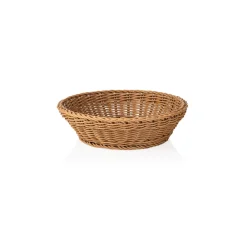 Korb WEAVER PRO Tischkörbe, Ø 29 cm, Höhe 7 cm, beige, Polypropylen