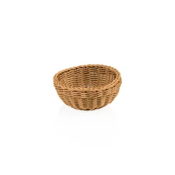 Korb WEAVER PRO Tischkörbe, Ø 20 cm, Höhe 8 cm, beige, Polypropylen
