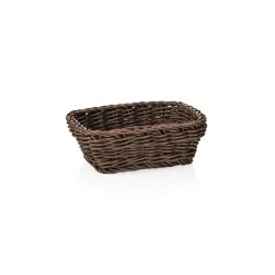 Korb WEAVER PRO Tischkörbe, 19 x 13 x 6 cm, braun, Polypropylen